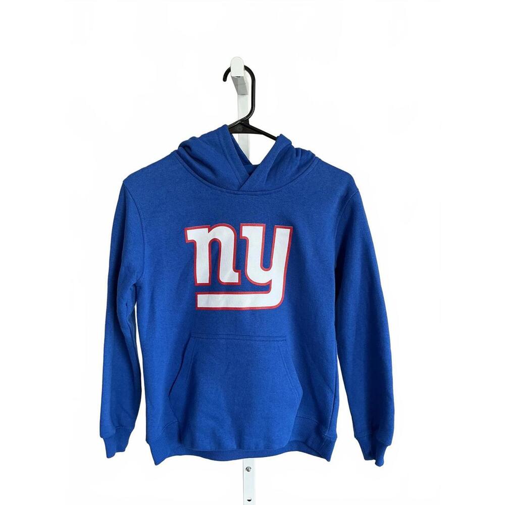 New York Giants NFL Royal Prime Youth Pullover Hoodie